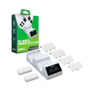 Dual Controller Rechargeable Battery Station - WH