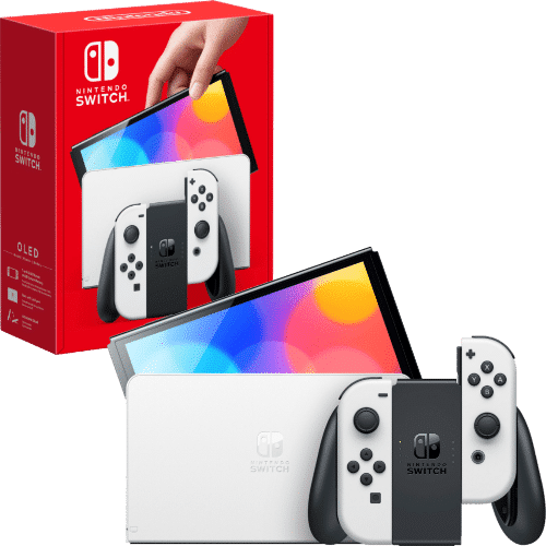 Depot Joy-Con model) White - Video Nintendo (OLED w/ Switch Game