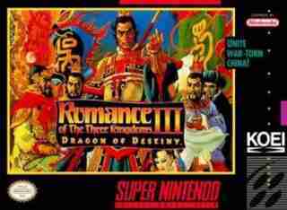Romance of the Three Kingdoms III Dragon of Destiny