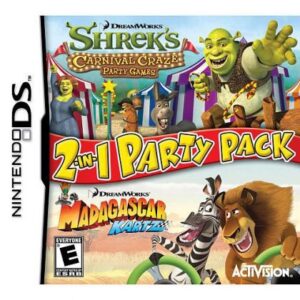 Shrek's Carnival Craze Party Game / Madagascar Karts 2-in-1 Party Pack