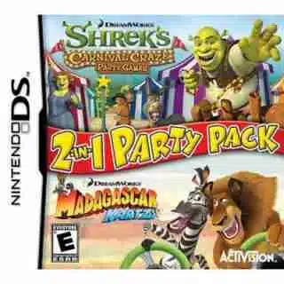 Shrek's Carnival Craze Party Game / Madagascar Karts 2-in-1 Party Pack