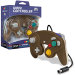 GameCube-Wii-Wired-Controller-Brown-Beige-CirKa-STOCK_ACC_810007712734 - Video Game Depot