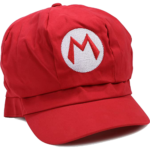 Mario-Red-Unisex-Cosplay-Baseball-Cap-STOCK_APPAREL_JN469 - Video Game Depot