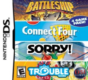 Battleship/Connect 4/Sorry/Trouble - Nintendo DS