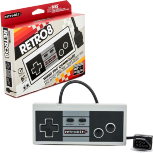 Retro8 Wired Pro Controller For NES [Retro-Bit]