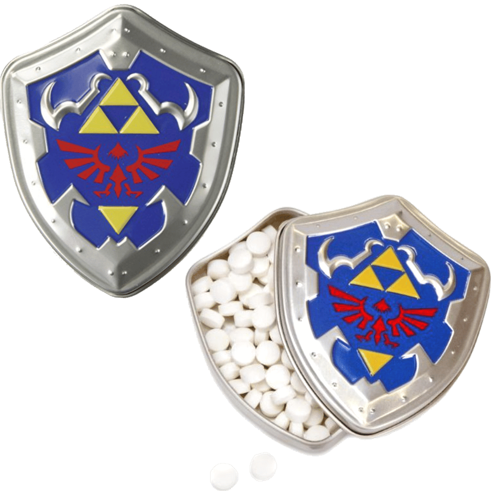 Legend of Zelda: Ocarina of Time – Zelda Shield Mints Candy Tin - Video  Game Depot