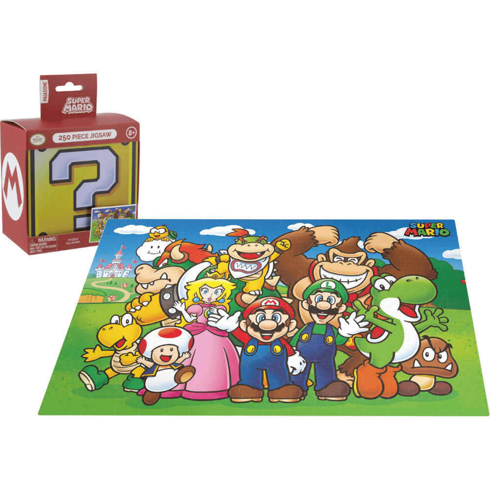 Super Mario 250 Piece Jigsaw Puzzle [Paladone] - Video Game Depot