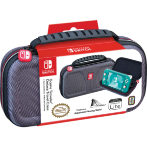 Game Traveler Deluxe Travel Case for Nintendo Switch Lite - Gray [RDS Industries]
