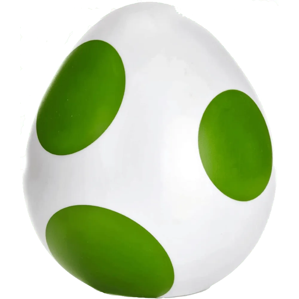 Yoshi Png Image Background - Super Mario Yoshi Egg Transparent PNG