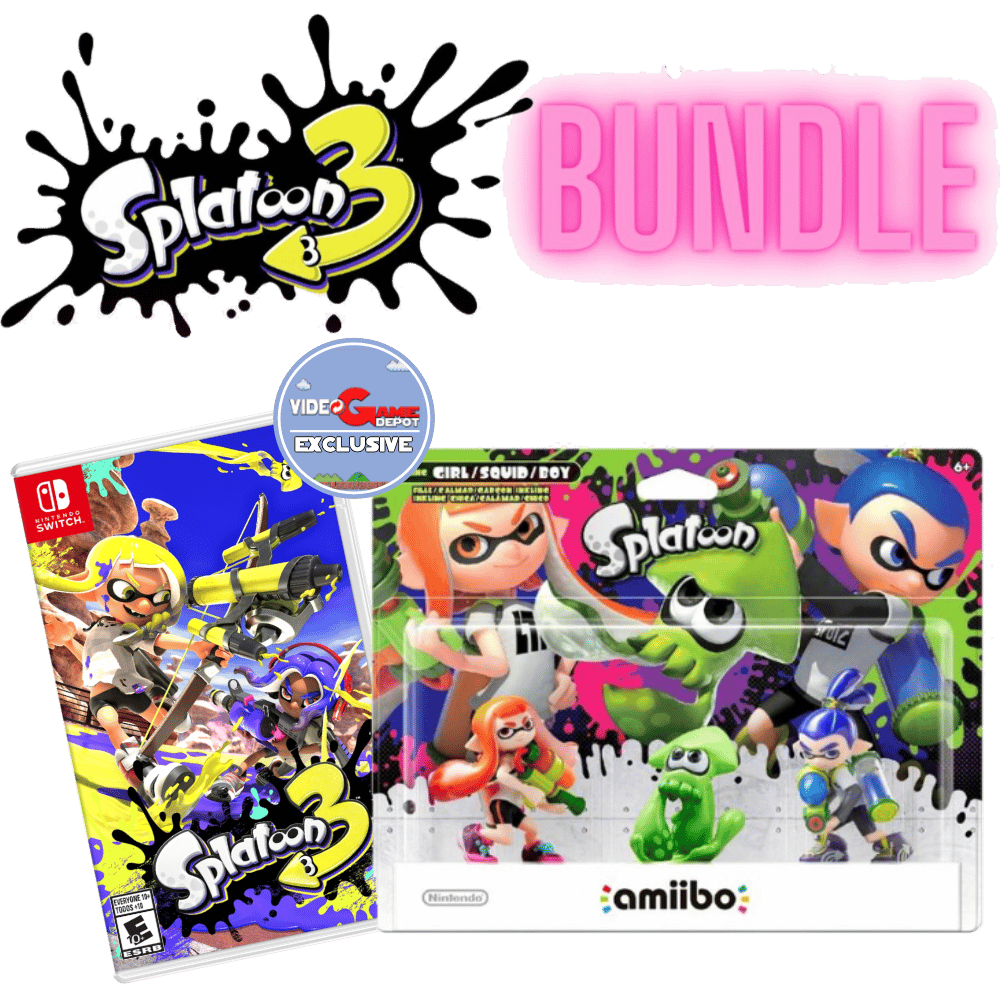 Splatoon 3 Video Game Depot Exclusive amiibo Bundle – Nintendo