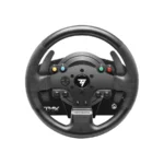 663296420497 - Video Game Depot Racing wheel controller for Xbox with textured grip, colorful action buttons, and paddle shifters (Thrustmaster TMX).