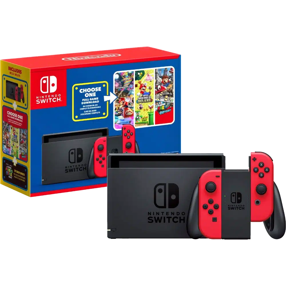 Nintendo Switch Console (Mario Choose One Bundle) - Video Game Depot