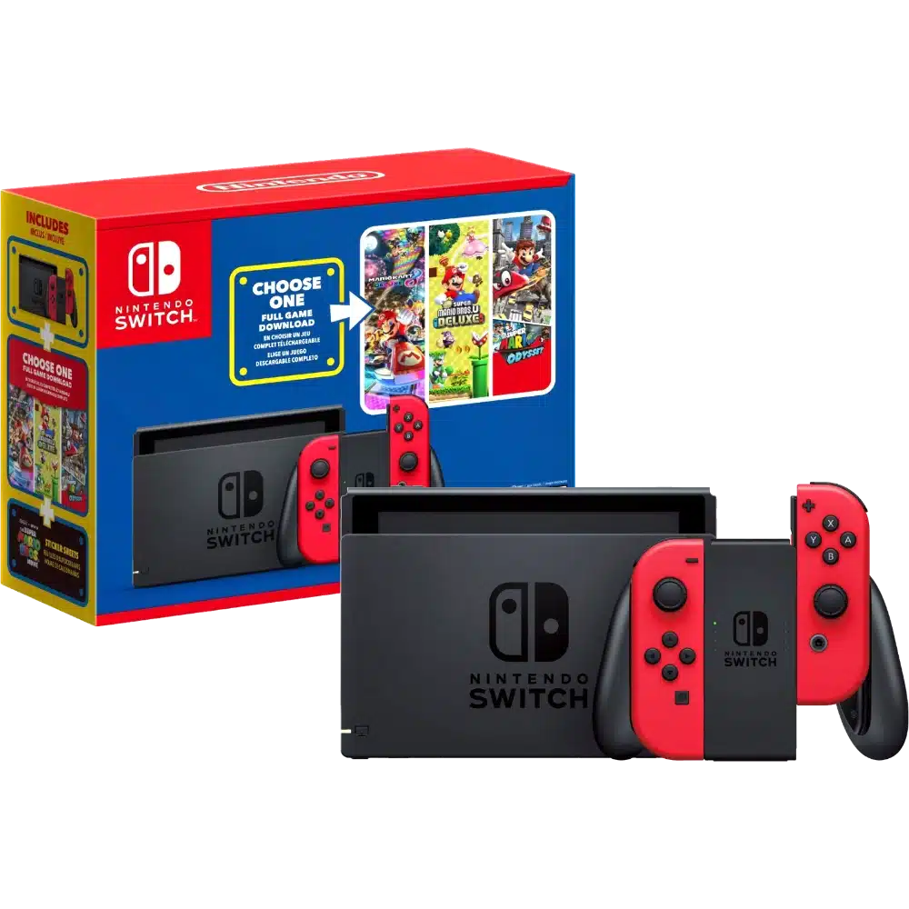 Nintendo Switch Bundle with Mario Kart 8 Deluxe