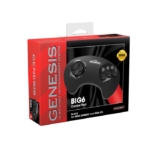 Boxed Sega Genesis BIG6 control pad for 16-bit systems (SEGA Genesis/SEGA CD) shown on packaging.