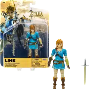 Link with Soldier's Broadsword - Legend of Zelda: Breath of the Wild - 4 Inch Action Figure