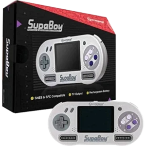 SupaBoy portable SNES console by Hyperkin gray