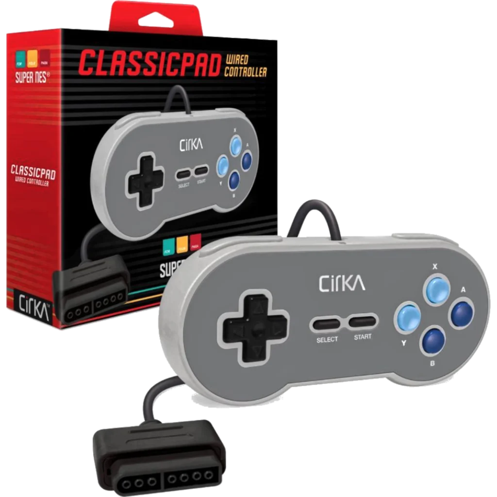 Nes Racing Pad ClassicPad Wired Controller for Super NES - Video Game Depot