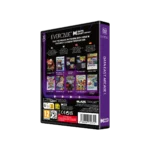 EVE-DAT1-RTAIL4 - Video Game Depot Evercade game cartridge box featuring Data East Arcade 1 branding in purple, with multiple retro game covers on the back panel and a barcode at the bottom left.