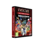EVE-INT1-RTAIL_1_1 - Video Game Depot Evercade Intellivision Collection 1 game box with red design, showing the 'INTELLIVISION' title and '12 GAMES INCLUDED' text.
