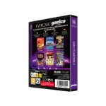 Evercade 2 Gaelco game box with a purple spine and collage of classic arcade titles on the back cover.