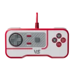 EVE-VSCT-PROA - Video Game Depot Red and gray Evercade VS game controller with a left D-pad and four red-bordered action buttons (A, B, X, Y) on a white panel.