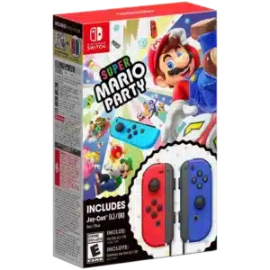 Super Mario Party + Joy-Con (L/R) - Red / Blue Bundle - Nintendo Switch