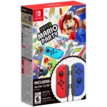 Super-Mario-Party-with-Red-and-Blue-Joy-Con-Bundle-NSW-045496883676-001-Box-Art - Video Game Depot