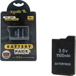 XYAB Super Capacity Rechargeable Battery Pack for PSP 2000 / 3000