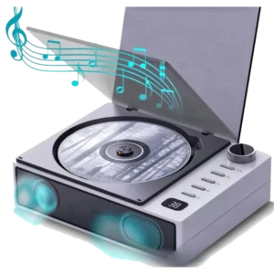 TTX Tech Wireless Portable CD Player (White)