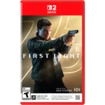 Cover of 007: First Light for Nintendo Switch, showing a man aiming a pistol with the 007 logo and game title.