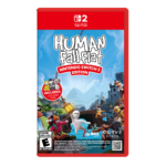 810136675863_catalog_01__673351786128797 - Video Game Depot Nintendo Switch game case for Human: Fall Flat Edition with colorful characters in a blue sky landscape; includes 3 custom skins sticker on the cover.