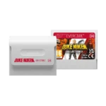 EVE-CART-DUK2-RTAIL7 - Video Game Depot Evercade cartridge and matching case for Duke Nukem Collection 2, white plastic shell with red Duke Nukem branding and game label