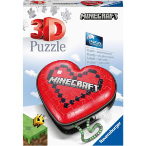 3D Puzzle: Minecraft Heart (54 Piece) - Ravensburger for Puzzle - 4005556112852