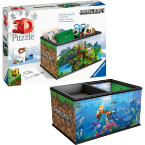 3D Puzzle: Minecraft Storage Box (216 Piece) - Ravensburger for Puzzle - 4005556112869