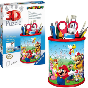 3D Puzzle: Super Mario Pencil Holder (54 Piece) - Ravensburger for Puzzle - 4005556112555