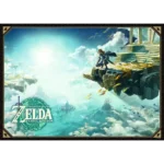 480ad6f4-cb50-4402-9785-d2edd5f5bc3b__468861785345989 - Video Game Depot Heroic Link stands on a rocky ledge above a floating island, bright sky and clouds around, with The Legend of Zelda: Tears of the Kingdom text in the corner.