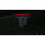 In-game scene: character stands before a door with red 'Use Key' and blue 'Don't use' prompts above it.