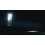 51cr1qLctuL_SL1500___879481783532739 - Video Game Depot Solitary figure at a tall, glowing doorway in a dark room.