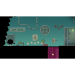 61PugUoMZVL_SL1500___333981782502937 - Video Game Depot Cartoon game scene in a teal jail room with a 'CAT JAIL' sign, bones on the floor, a poster reading 'I HATE MONDAYS', and a doorway to a dim bedroom.