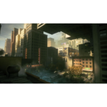 71Iv9dQkn8L_SL1500___640471783532731 - Video Game Depot Sunlit city block with tall buildings beneath a suspended highway, neon signs and a busy street.