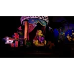 71VdWm6L_qL_SL1500___212491770931877 - Video Game Depot Colorful toy theater scene with a orange lion puppet under a striped canopy and bright stage props on a dark background.