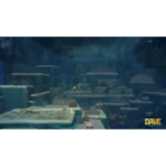 71WNYfxCfkL_SL1500___734761775849815 - Video Game Depot Underwater cave scene from Dave the Diver with layered stone platforms, coral, and a yellow submarine drifting through the midwater.