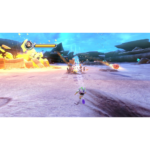 81-G-1vuHGL_SL1500___959771781702756 - Video Game Depot Player character runs across a pink sandy beach as large orange blasts erupt on the left, with a health bar and portrait in the top-left.