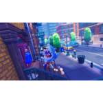 81S4Us2Y2NL_SL1500___296231773681133 - Video Game Depot Cartoon shark character sliding down a stair railing in a colorful urban street scene (video game art).