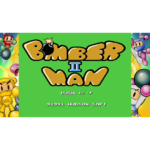 94492f21-aff8-4b37-8569-c8c318c904e1__073451783709292 - Video Game Depot Bomberman II title screen with a bright green center panel and side character illustrations, displaying 'BOMBERMAN II' and ©1991 HUDSON SOFT