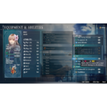 948b49af-6ea6-420d-903b-a3487af96cbc__387631781188173 - Video Game Depot Screenshot of an RPG equipment screen showing character Fina's stats (HP/MP), role Medic, and a list of equipment and abilities panel on the right.