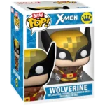 Boxed Bitty Pop! Wolverine X-Men figure with yellow-and-black mask on display