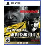 METAL-GEAR-SOLID-MASTER-COLLECTION-VOL-2-PS5-001-083717203674 - Video Game Depot PS5 game case for Metal Gear Solid Master Collection with close-up grayscale faces and bold red title, Konami logo visible