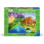 Puzzle: Minecraft: World of Minecraft (1,500 Pieces) - Ravensburger for Puzzle - 4005555004332