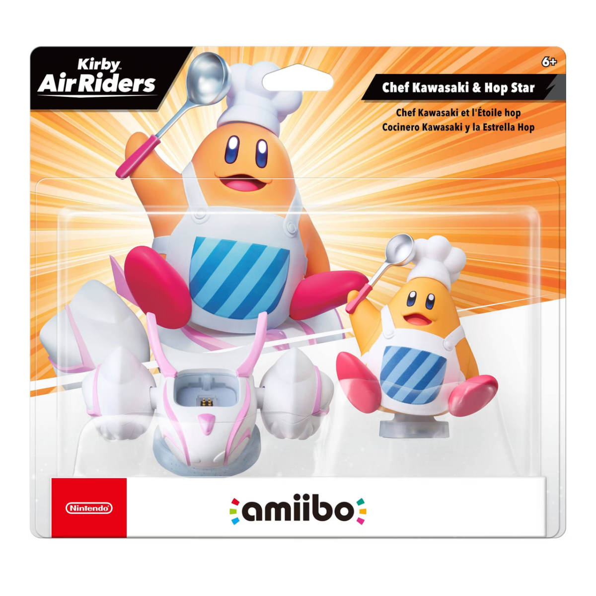 amiibo: Kirby Air Riders Series - Chef Kawasaki & Hop Star for amiibo - 045496894580